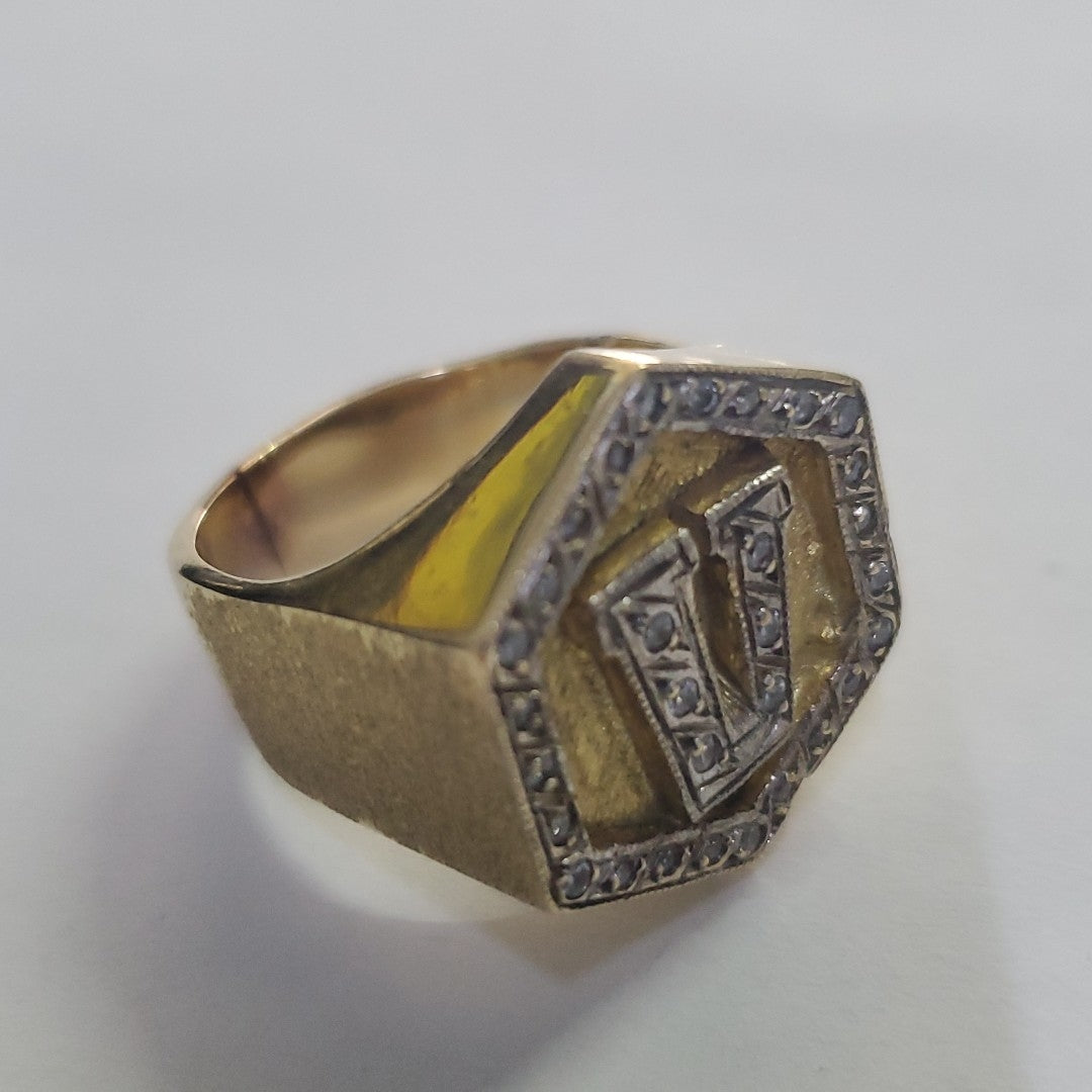 ANILLO ORO 10 K 18.8 GRMS (SEMINUEVO)