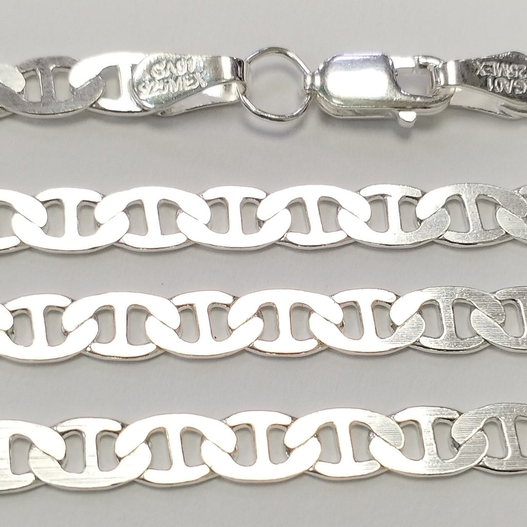 CADENA TEJIDO GUCHI PLATA .925 55 CM 12.5 GR (NUEVO)