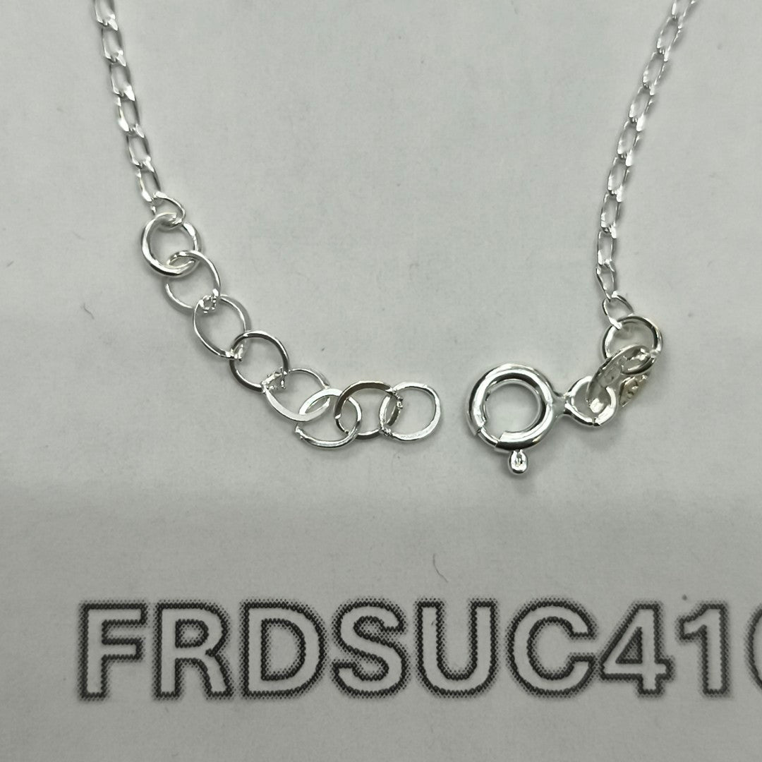 PULSERA TEJIDO LLAVE PLATA .925 18 CM 2.4 GR (NUEVO)