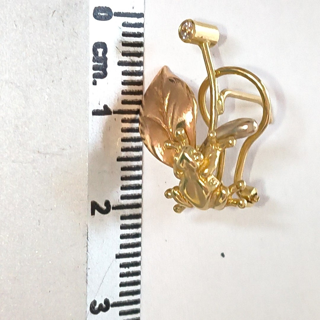 ARETES PAR ORO 10 K 4,80 GRMS (SEMINUEVO)