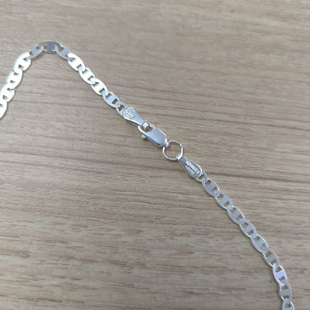 CADENA TEJIDO GUCHI PLATA .925 60 CM 9.2 GR (NUEVO)