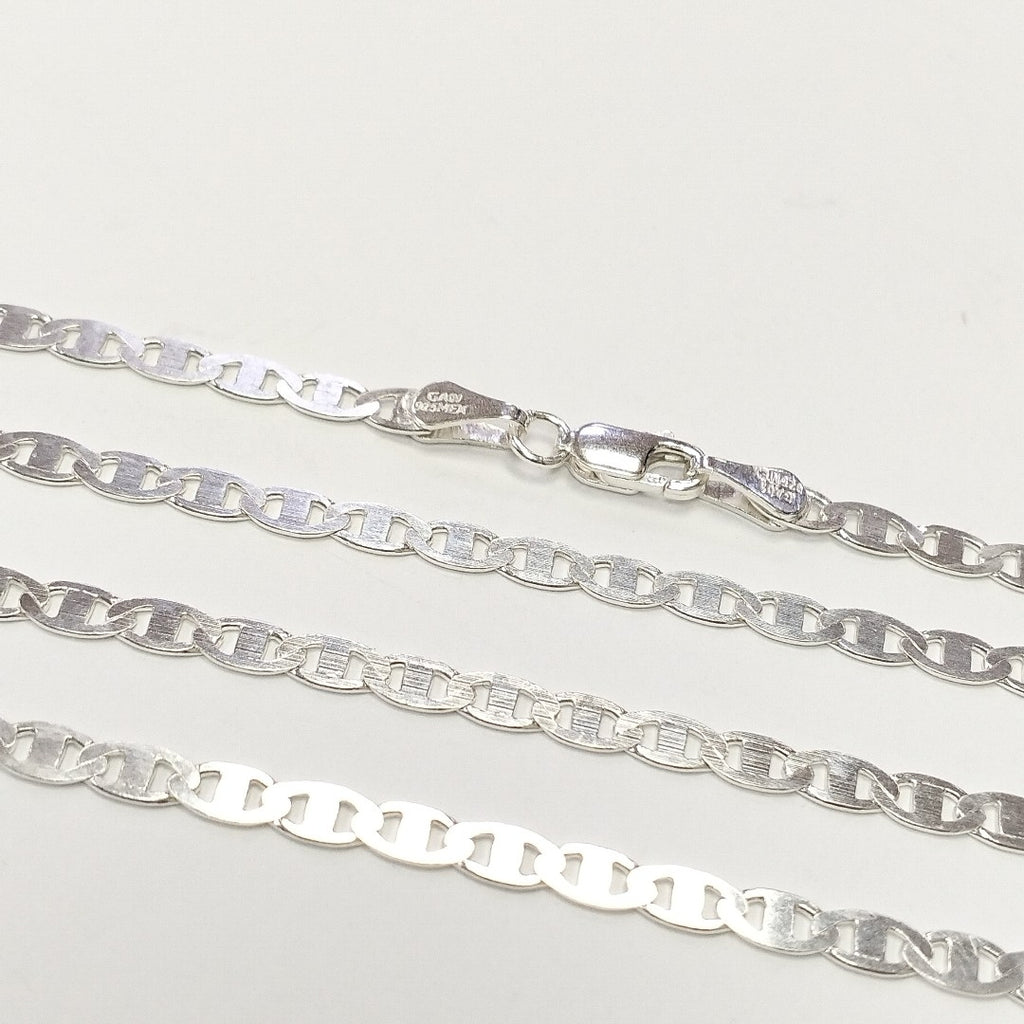 CADENA TEJIDO GUCHI PLATA .925 55 CM 8.3 GR (NUEVO)