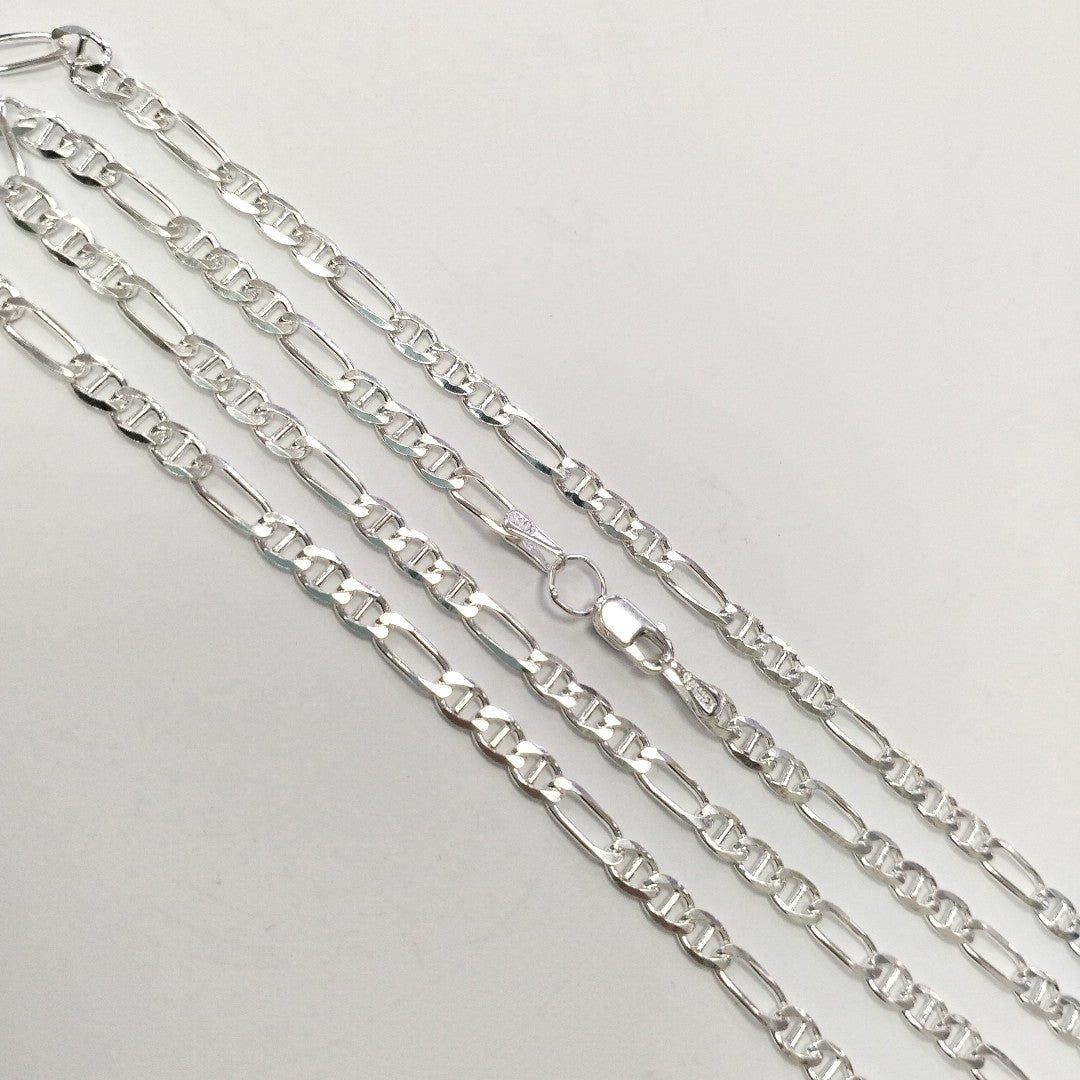 CADENA TEJIDO 3X1 PLATA .925 60 CM 8.3 GR (NUEVO)