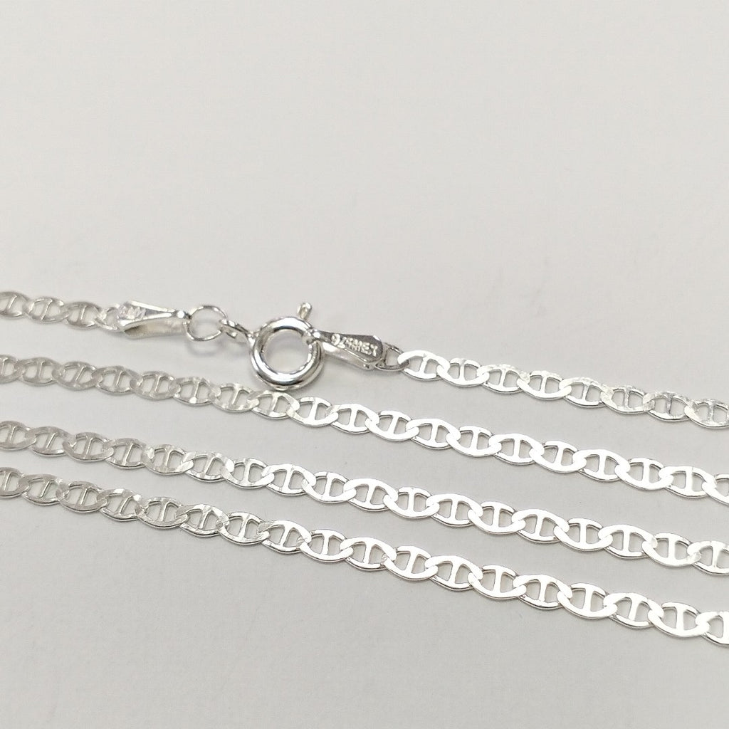 CADENA TEJIDO GUCHI PLATA .925 60 CM 3.8 GR (NUEVO)