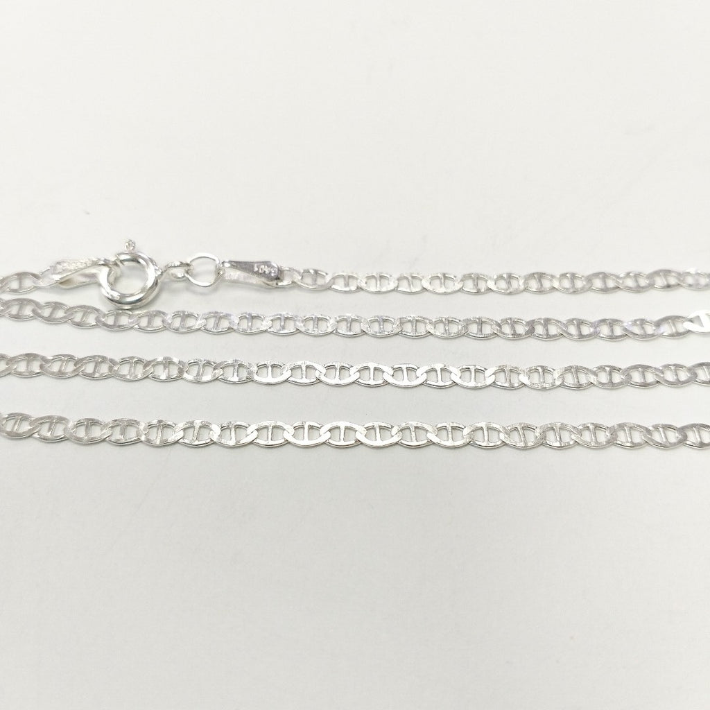 CADENA TEJIDO GUCHI PLATA .925 60 CM 3.7 GR (NUEVO)