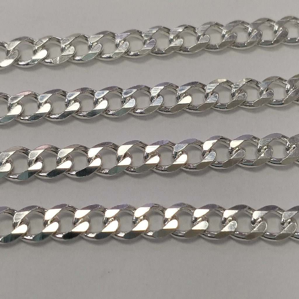 CADENA TEJIDO BARBADO PLATA .925 55 CM 12.6 GR (NUEVO)