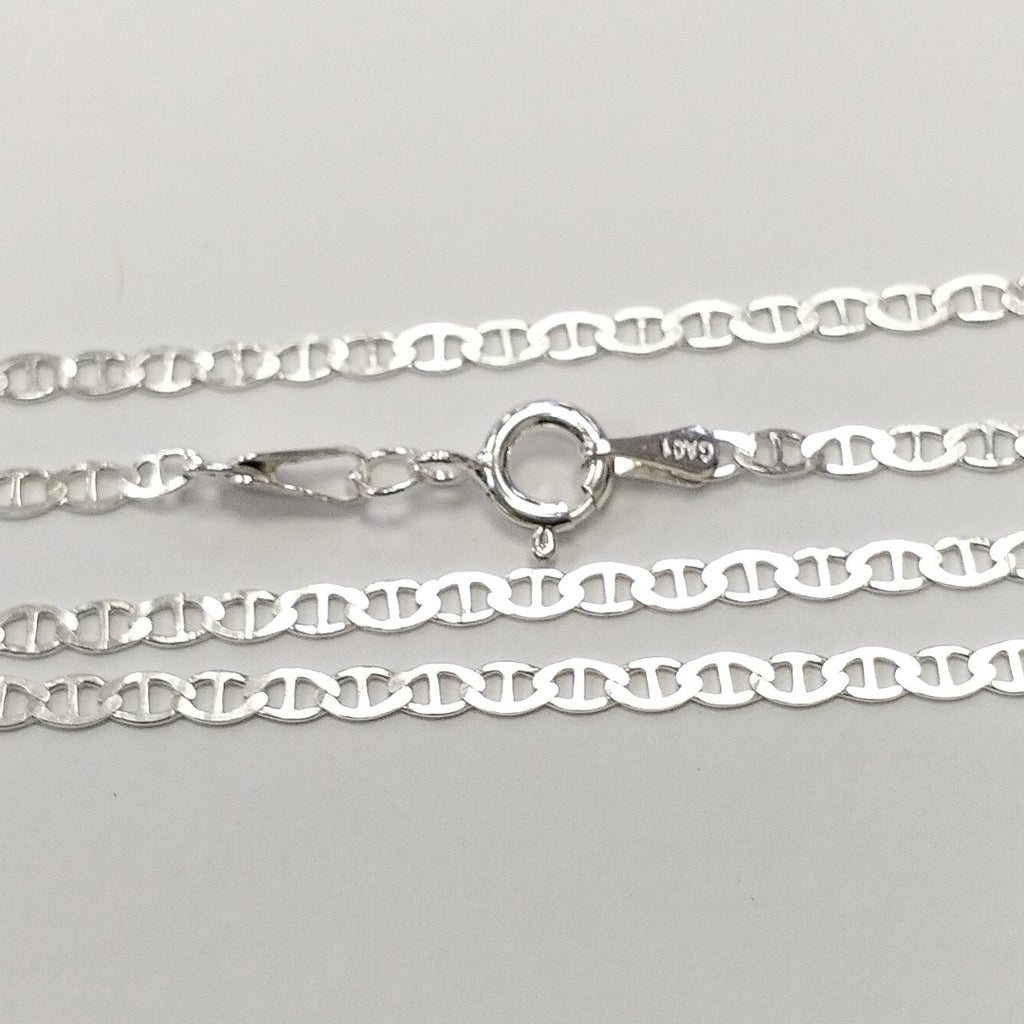 CADENA TEJIDO GUCHI PLATA .925 60 CM 3.8 GR (NUEVO)