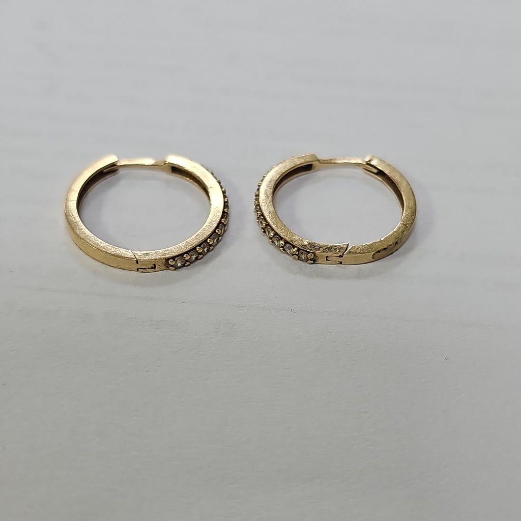 ARRACADAS PAR ORO 14 K 2.5 GRMS (SEMINUEVO)