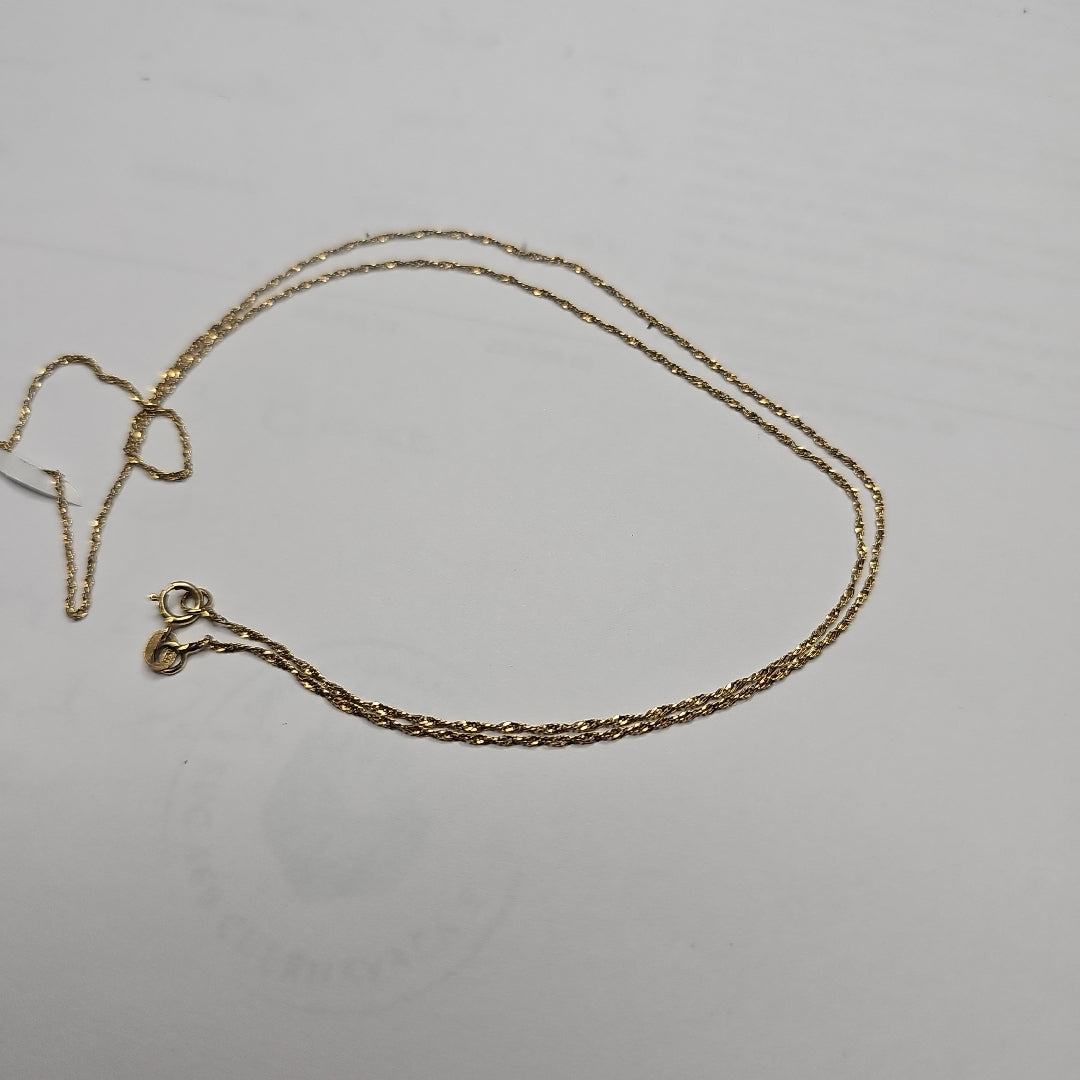 CADENA ORO 14 K 1.2 GRMS (SEMINUEVO)