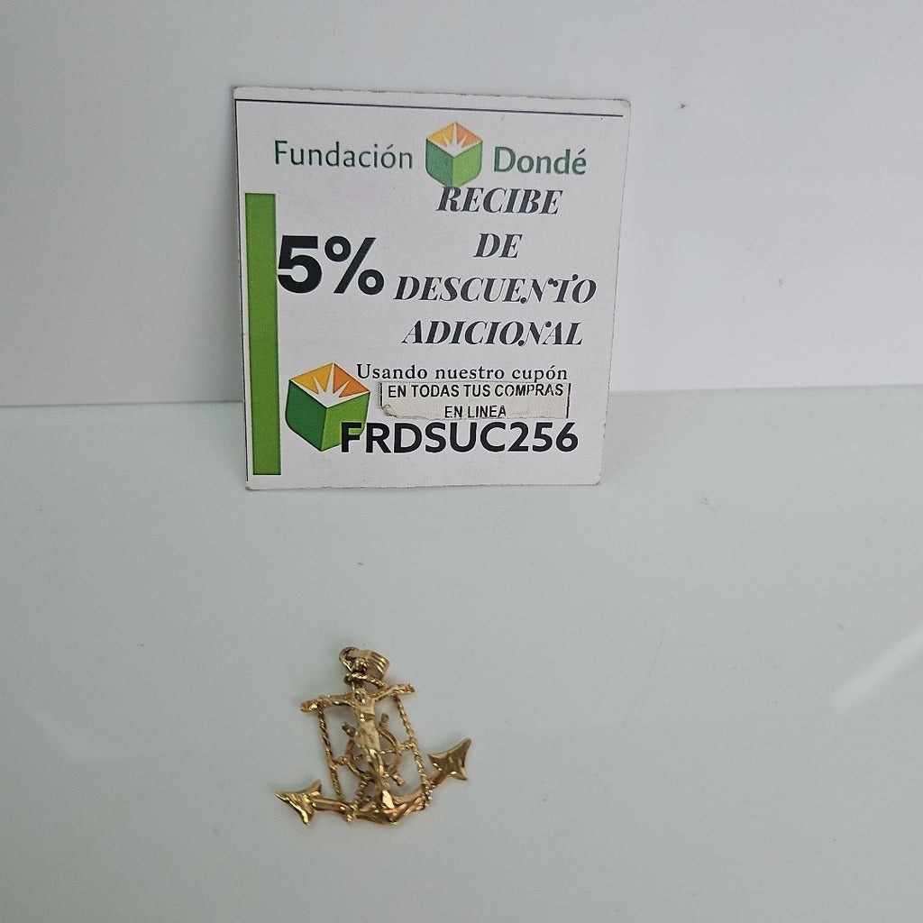 CRUZ DE CARAVACA ORO 14 K 2.6 GRMS (SEMINUEVO)