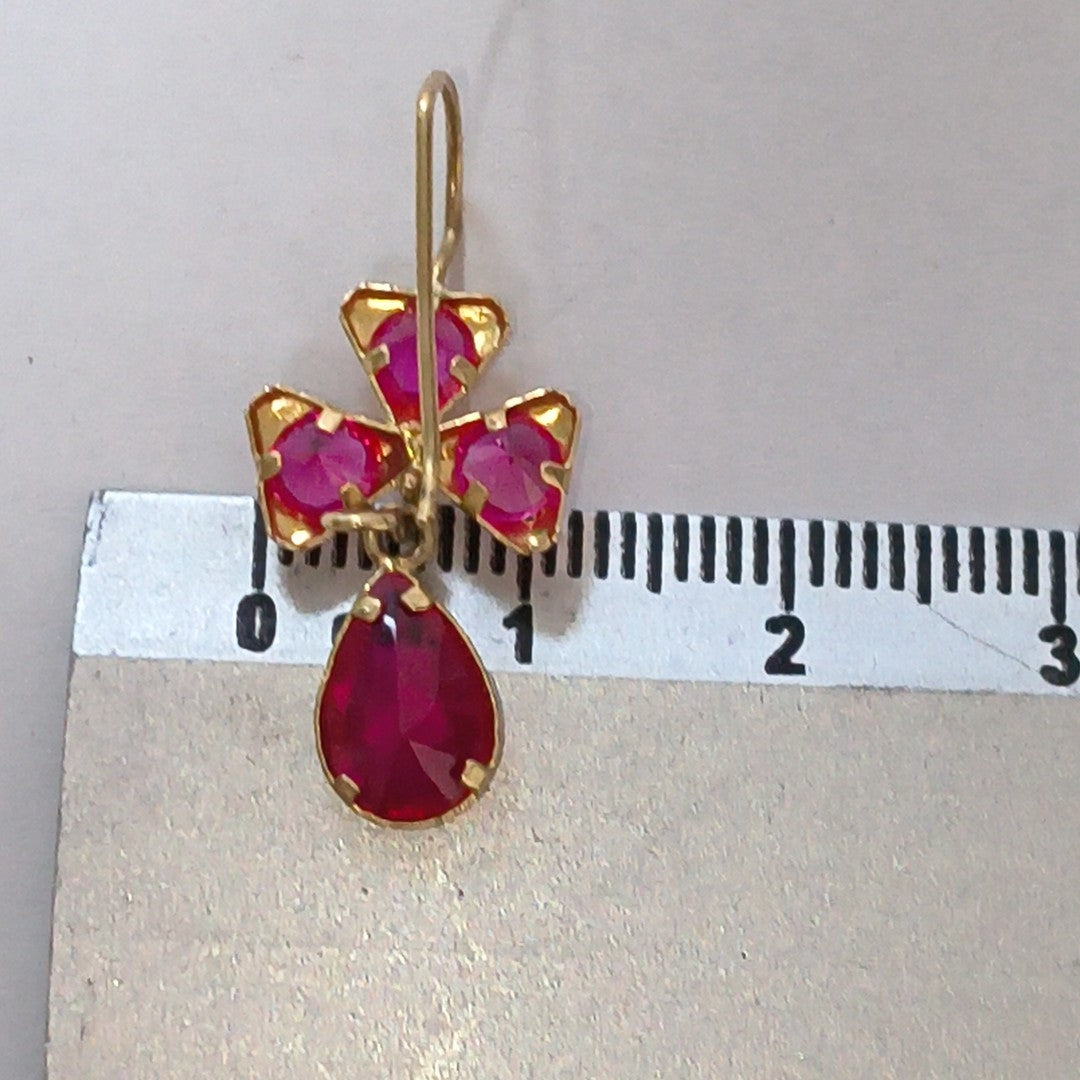 ARETES PAR ORO 10 K 2,10 GRMS (SEMINUEVO)