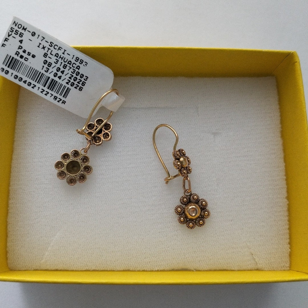 ARETES PAR ORO 10 K 1,90 GRMS (SEMINUEVO)