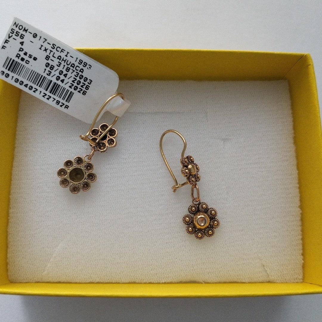ARETES PAR ORO 10 K 1,90 GRMS (SEMINUEVO)