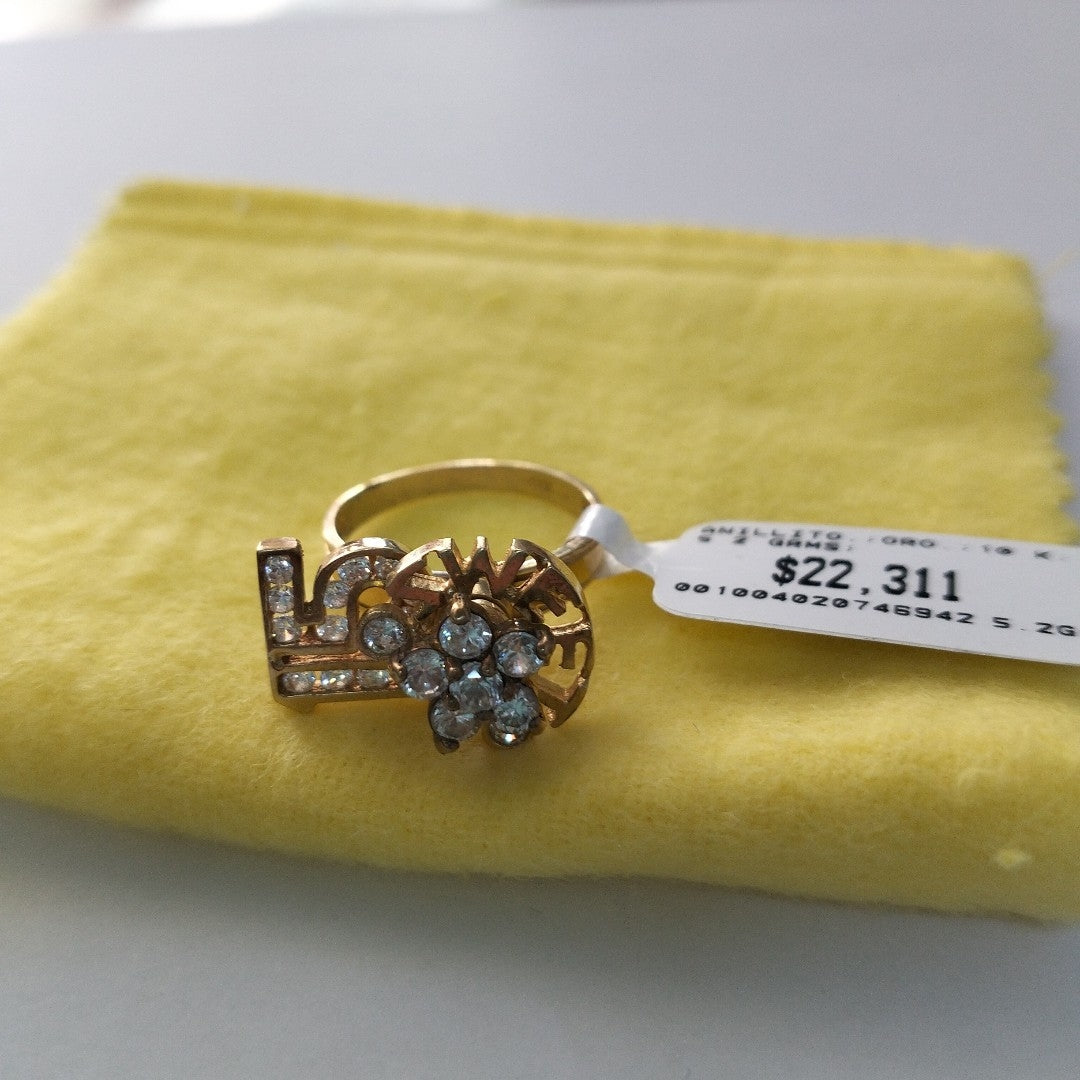 ANILLITO ORO 10 K 5.2 GRMS (SEMINUEVO)