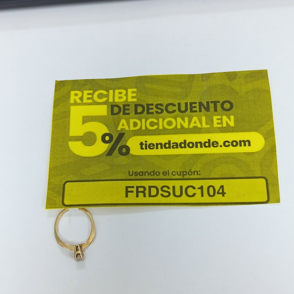 ANILLO ORO 14 K 2,50 GRMS (SEMINUEVO)