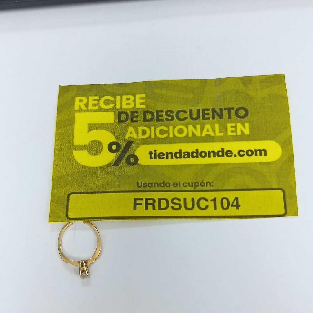 ANILLO ORO 14 K 2,50 GRMS (SEMINUEVO)