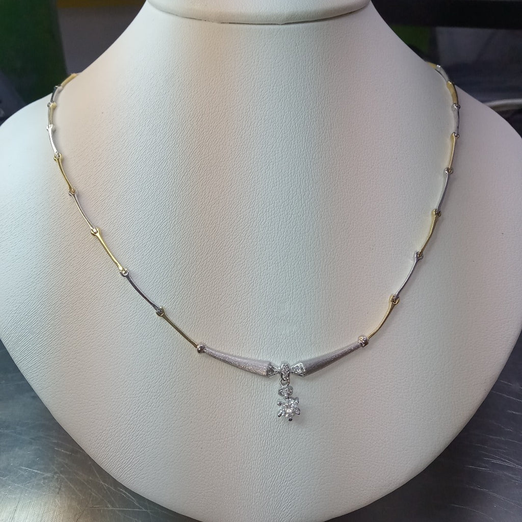 GARGANTILLA ORO, ORO COMBINADO 14 K 11.1 GRMS (SEMINUEVO)