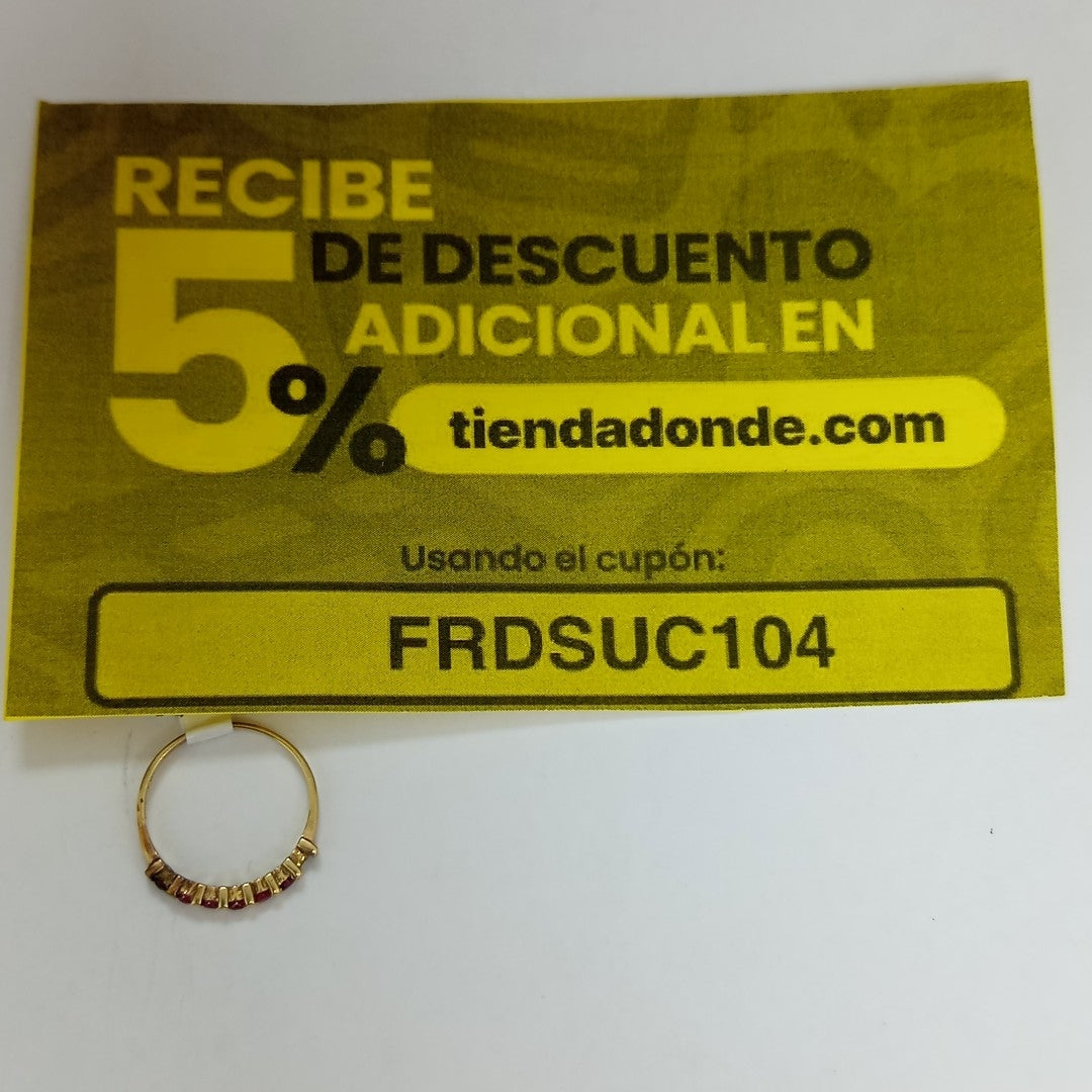 ANILLO ORO 14 K 1.5 GRMS (SEMINUEVO)
