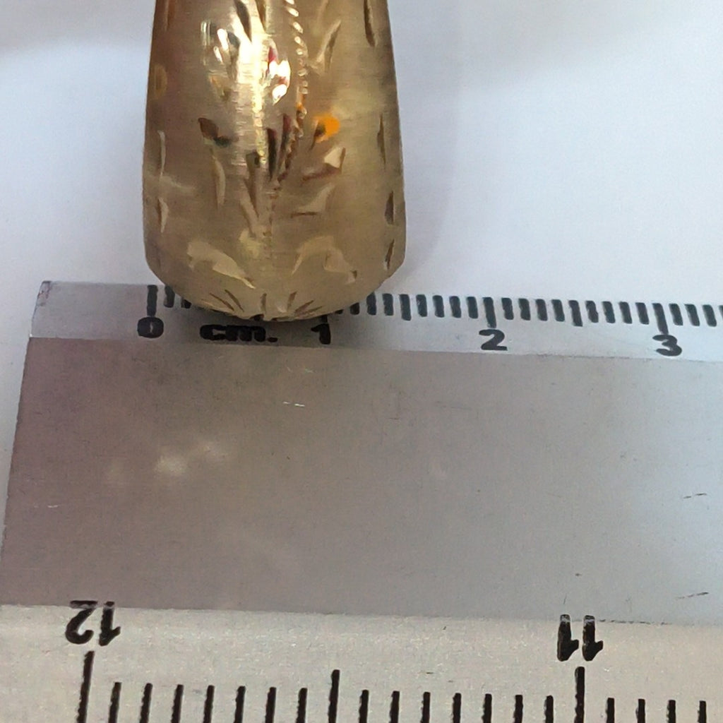 ARRACADAS PAR ORO 8 K 6,10 GRMS (SEMINUEVO)