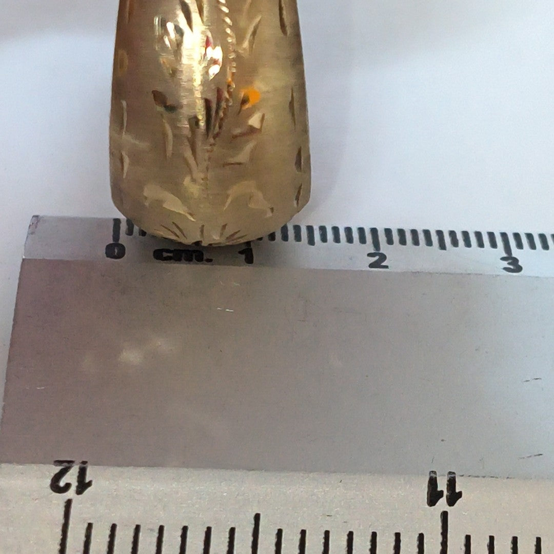 ARRACADAS PAR ORO 8 K 6,10 GRMS (SEMINUEVO)