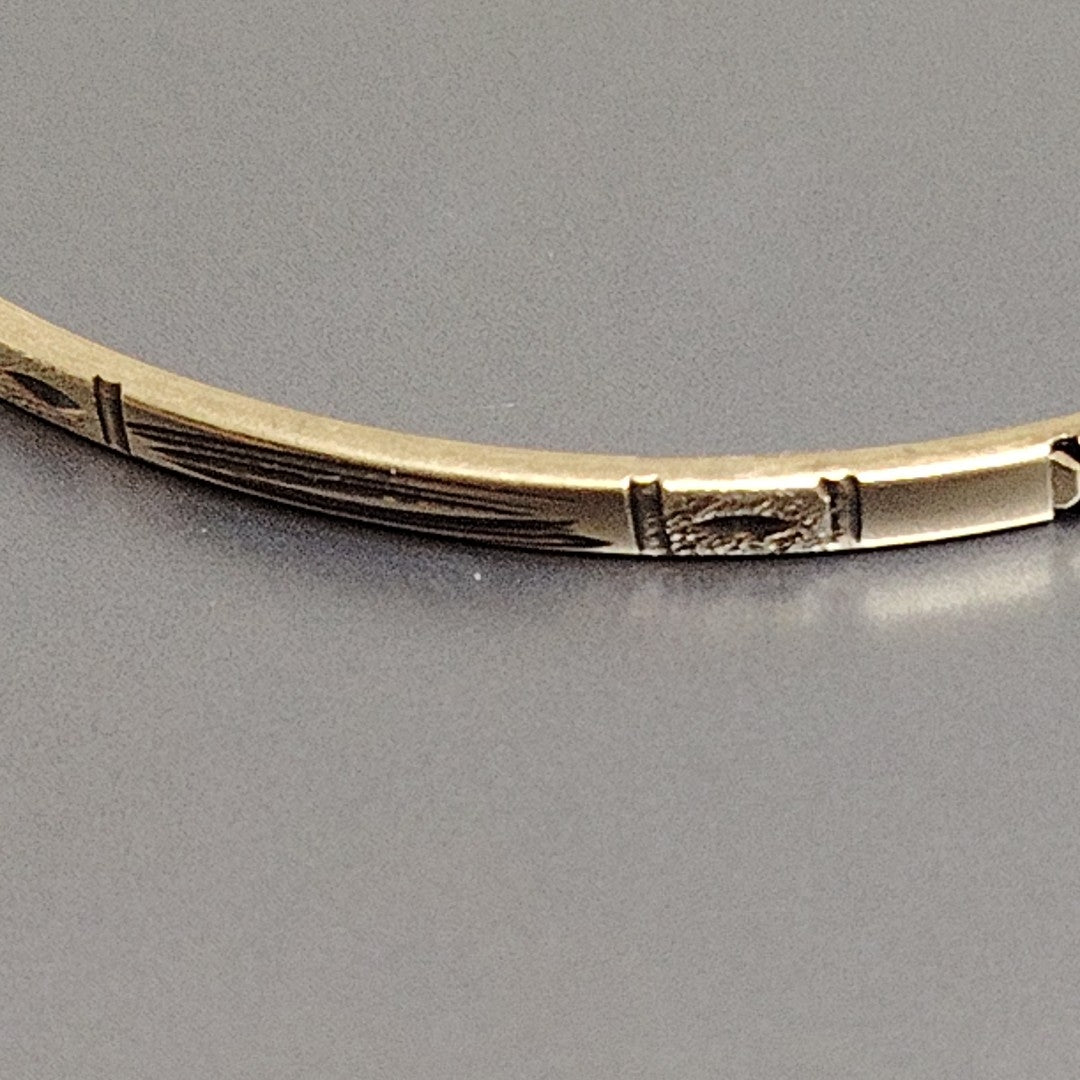 PULSERA, PULSERA RIGIDA ORO 10 K 4.1 GRMS (SEMINUEVO)