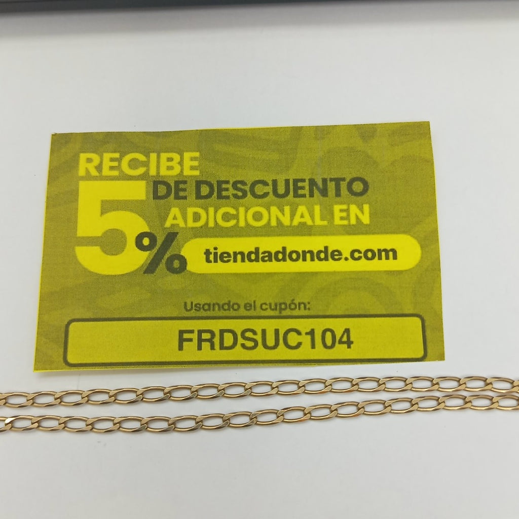 CADENA ORO 14 K 22,00 GRMS (SEMINUEVO)