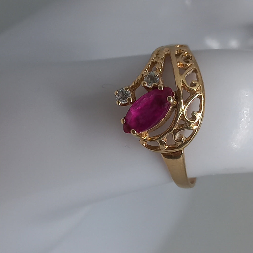 ANILLO ORO 10 K 1,80 GRMS (SEMINUEVO)