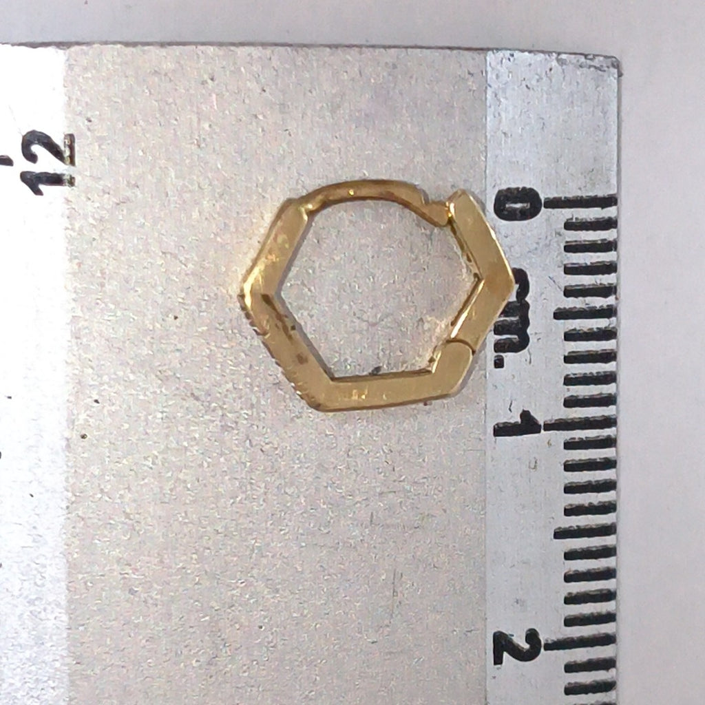 ARRACADAS PAR ORO 10 K 1.2 GRMS (SEMINUEVO)