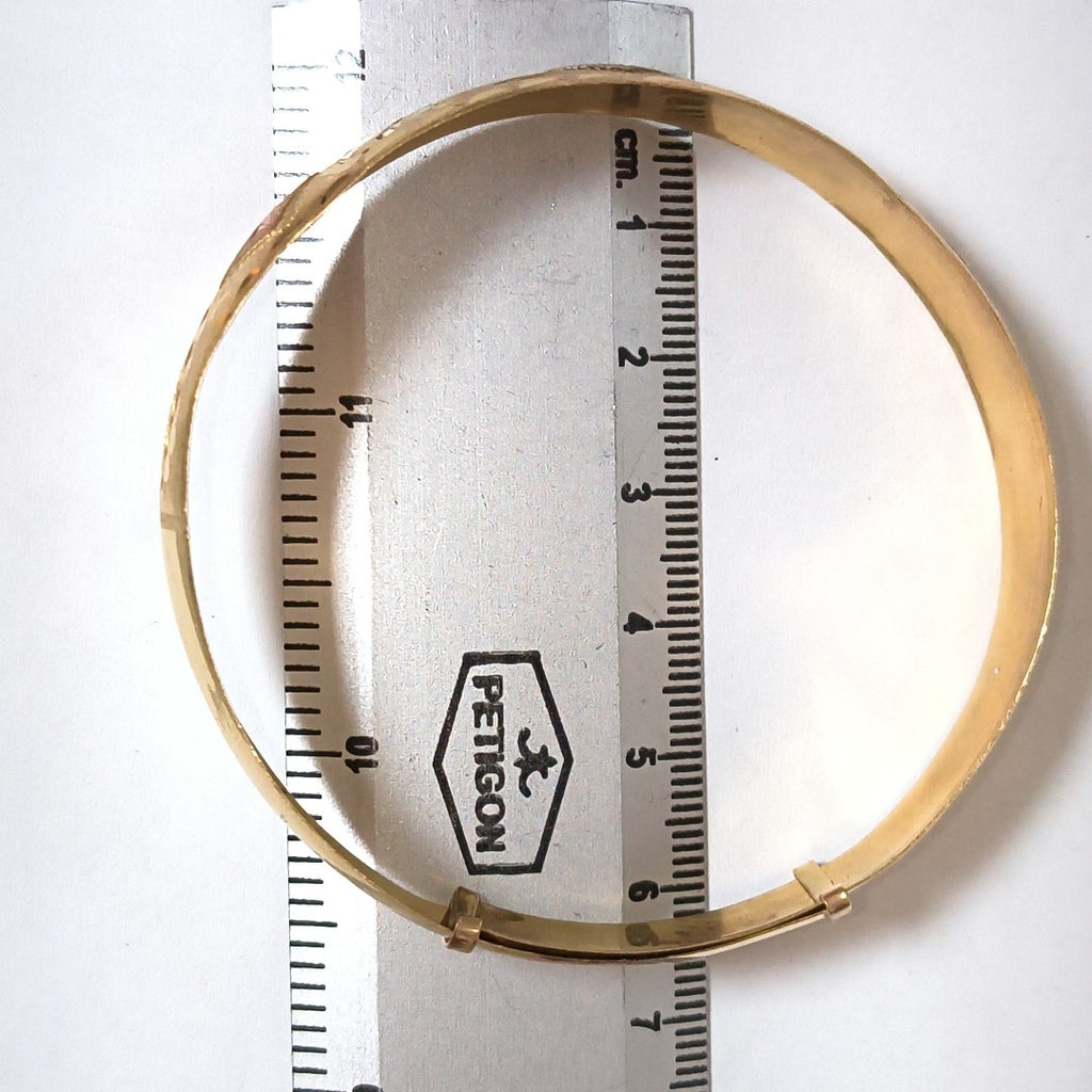 PULSERA RIGIDA ORO 10 K 9,00 GRMS (SEMINUEVO)