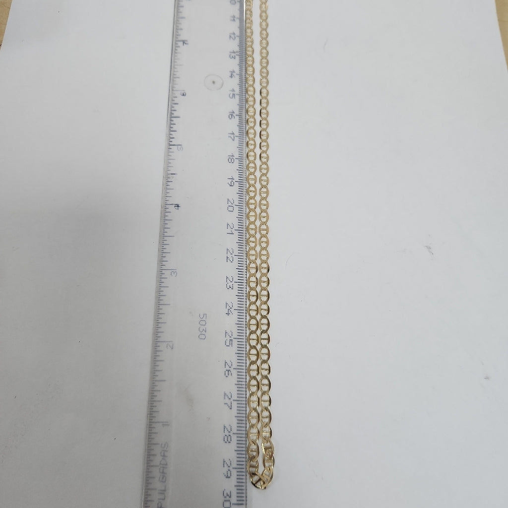 CADENAS TEJIDO MARINERA ORO 14K 60 CM 8.7 GR (NUEVO)