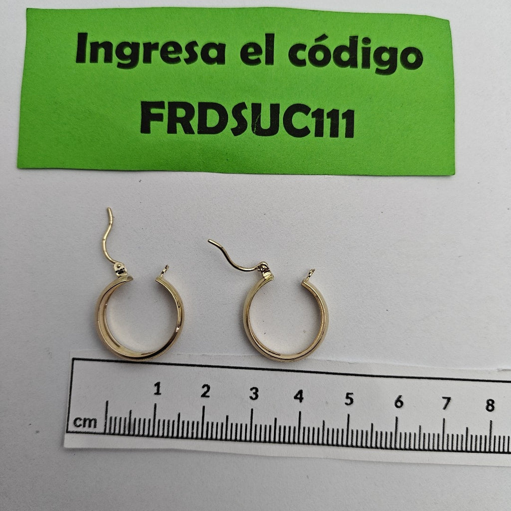 ARETES ARRACADAS ORO 10K 2.3 GR (NUEVO)