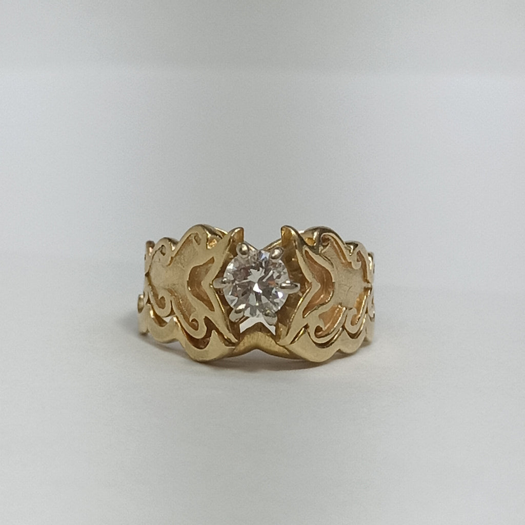 ANILLO ORO 14 K 6,20 GRMS (SEMINUEVO)