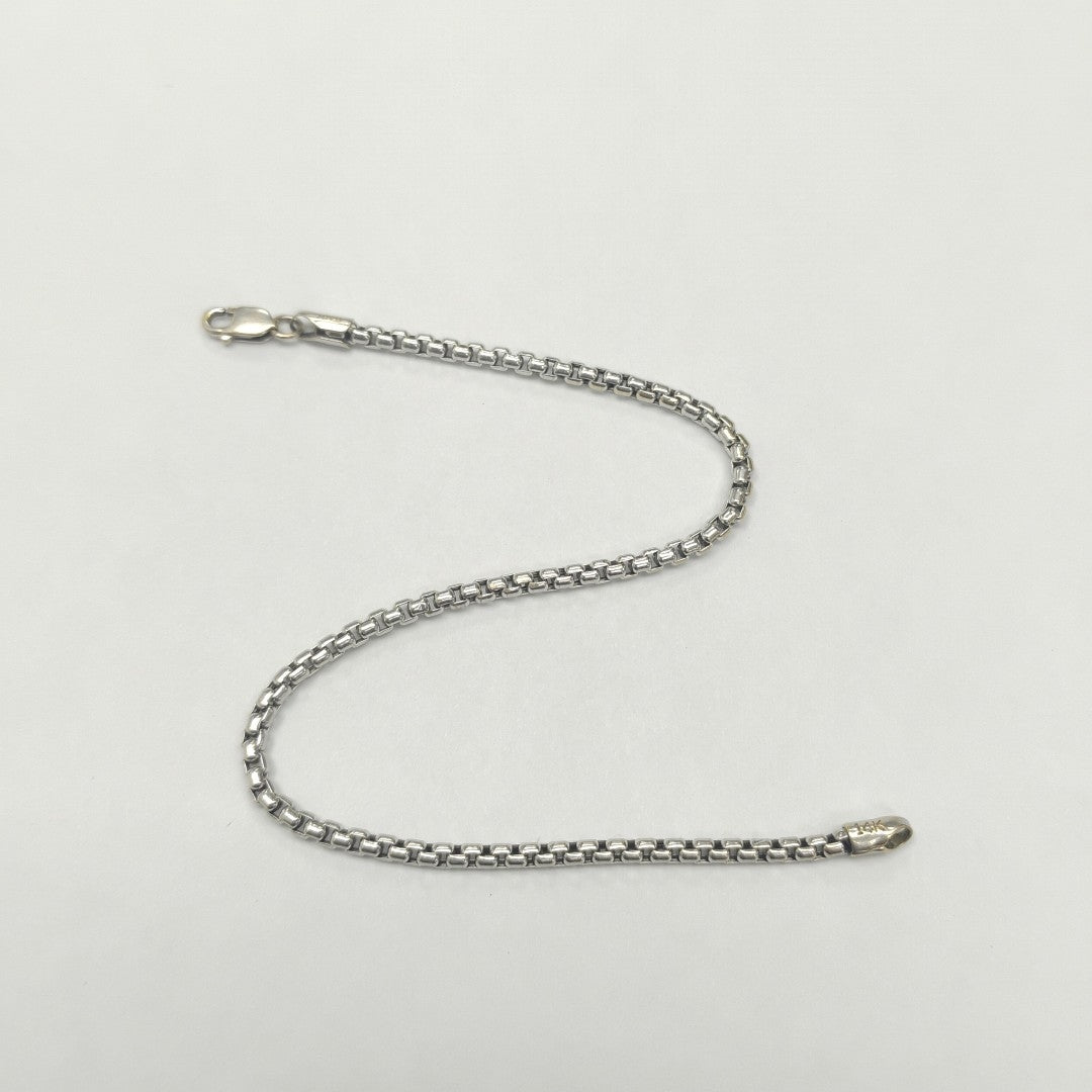PULSERA ORO BLANCO 14 K 2.9 GRMS (SEMINUEVO)