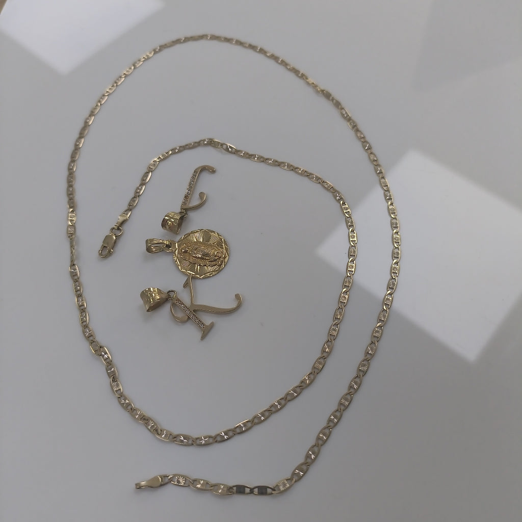 CADENA, DIJE ORO 14 K 9.5 GRMS (SEMINUEVO)