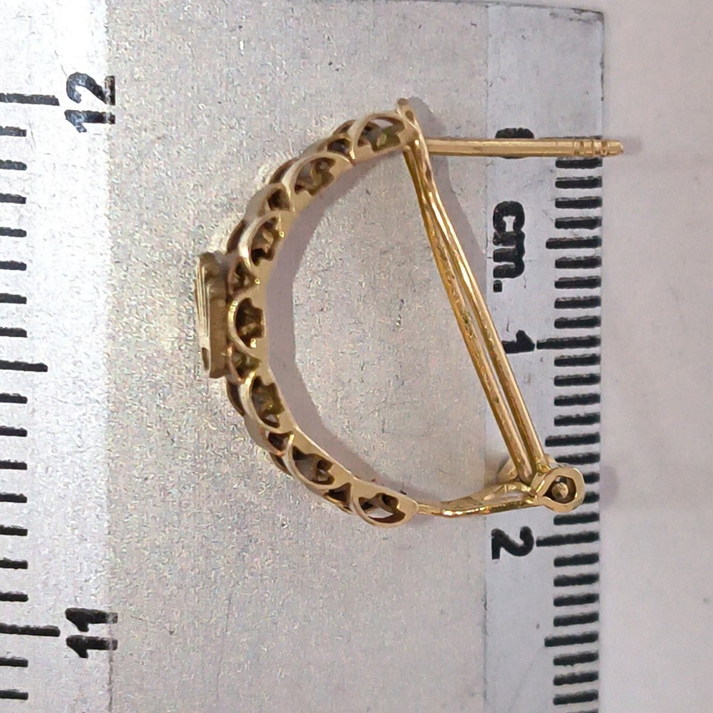 ARETES PAR ORO 14 K 5,40 GRMS (SEMINUEVO)