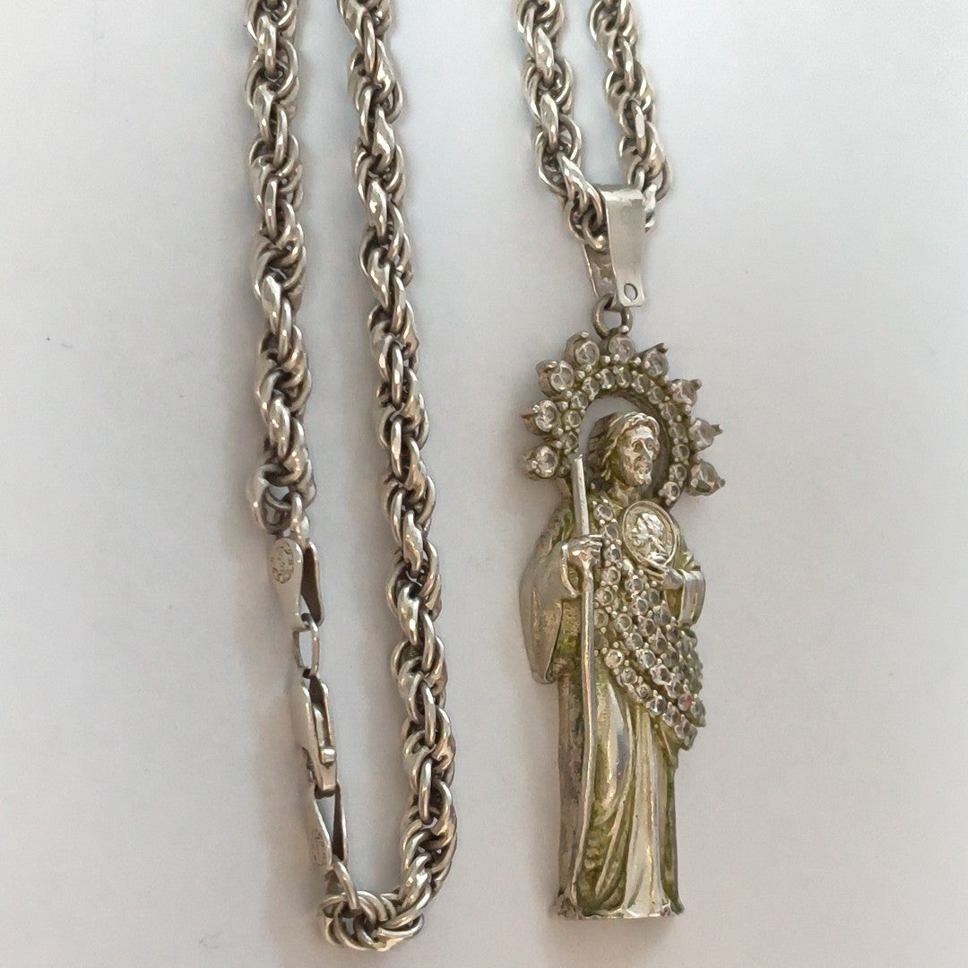 CADENA, DIJE PLATA 55.1 GRMS (SEMINUEVO)