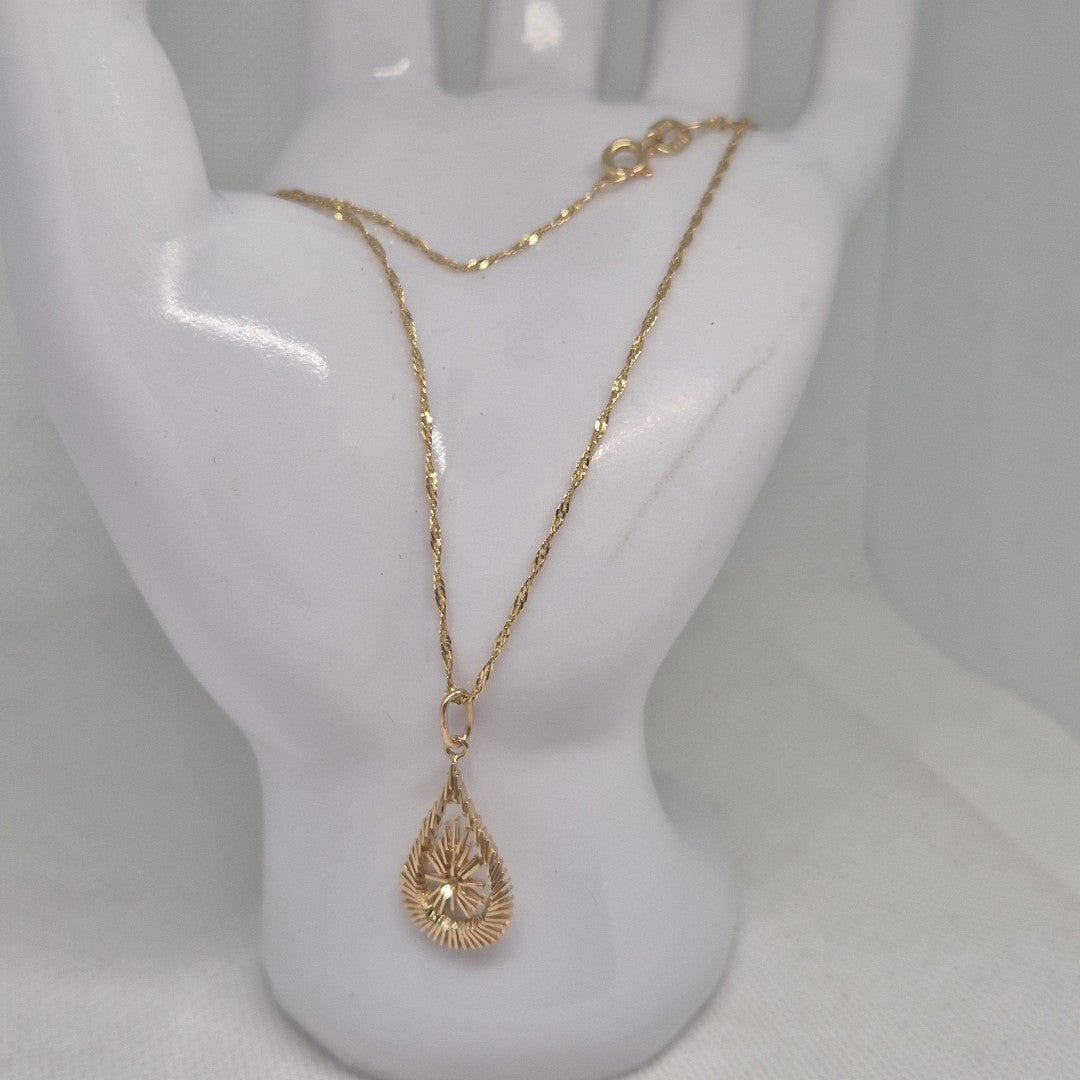 CADENA,DIJE ORO 14 K 2,80 GRMS (SEMINUEVO)