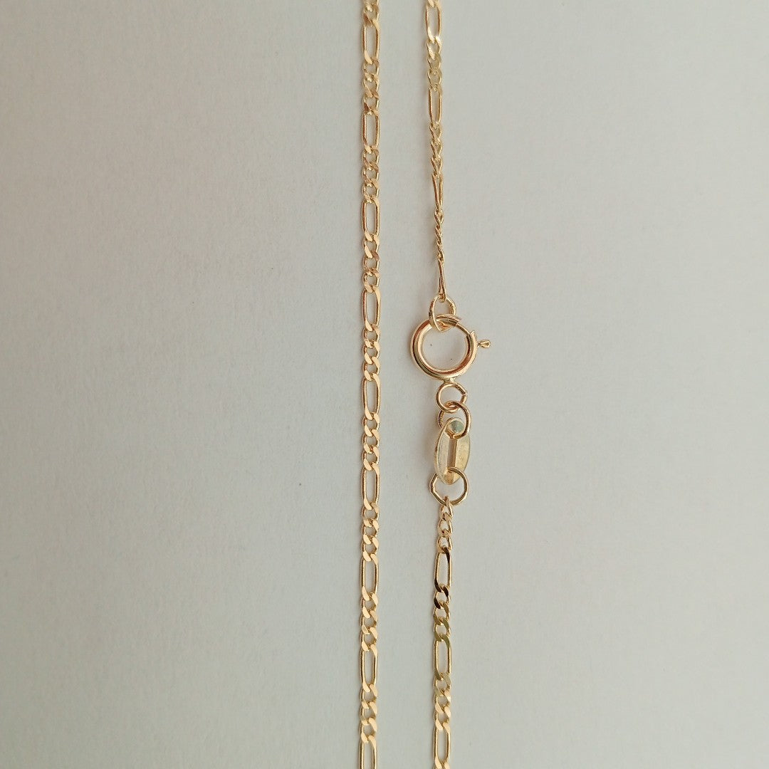 CADENAS TEJIDO 3X1 ORO 14K 55 CM 2.3 GR (NUEVO)