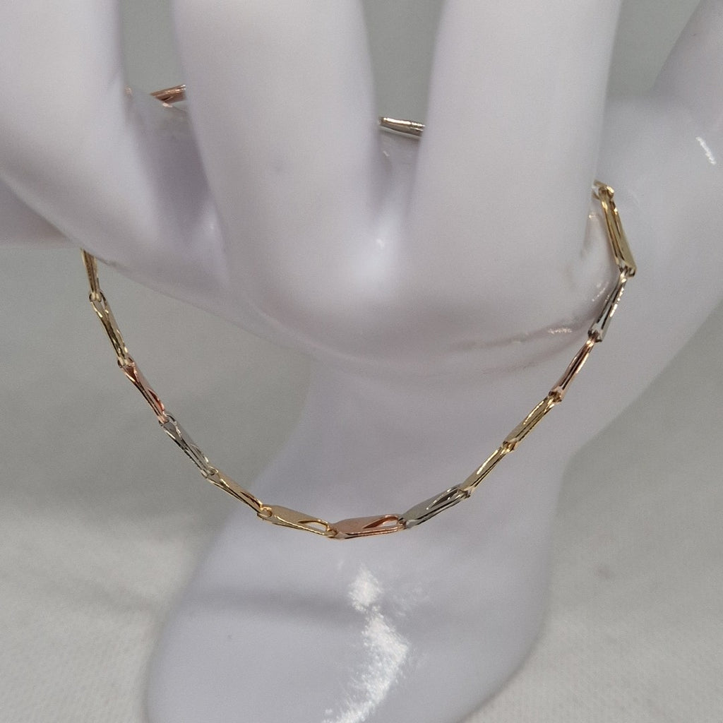 PULSERA ORO COMBINADO 14 K 4,40 GRMS (SEMINUEVO)