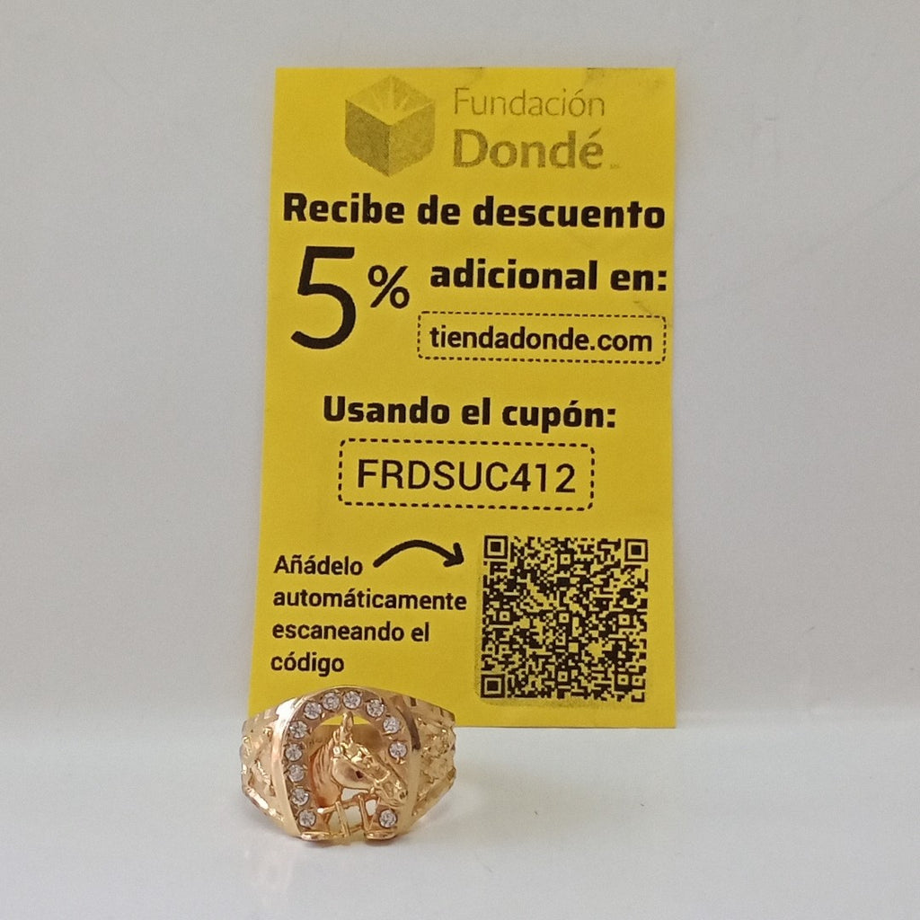 ANILLO ORO 14 K 5.2 GRMS (SEMINUEVO)