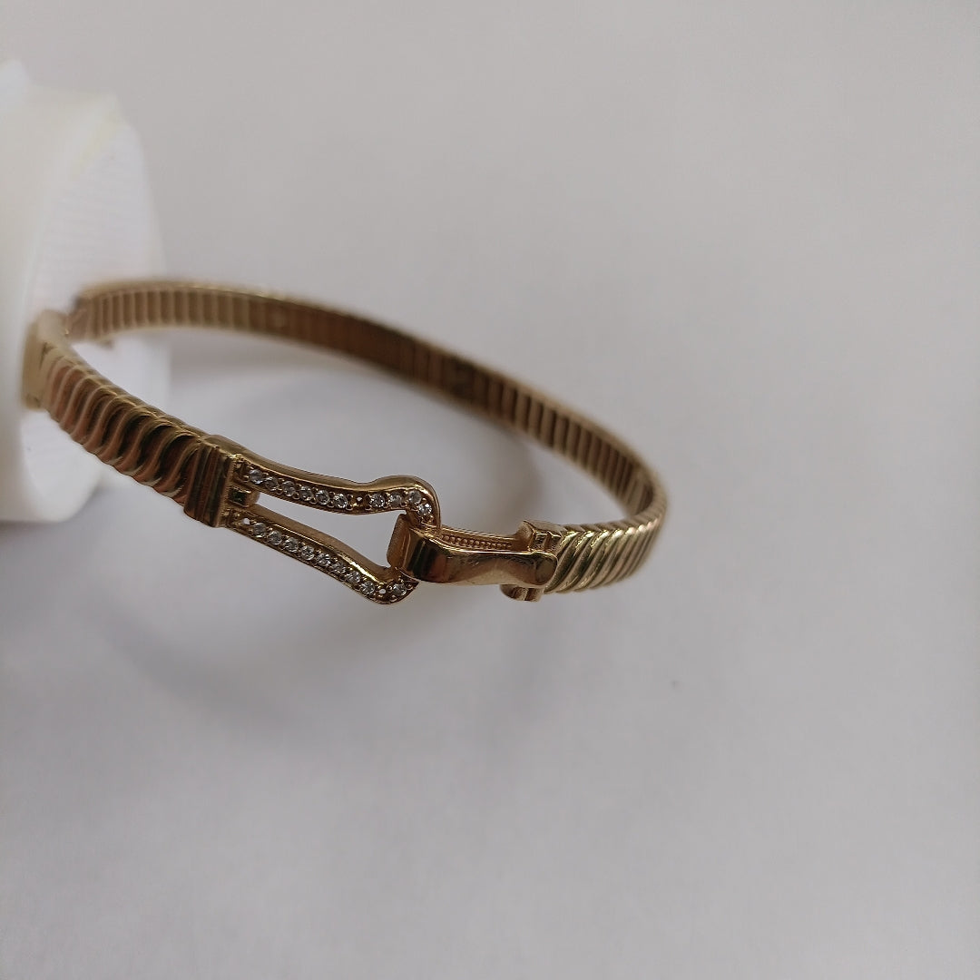 PULSERA RIGIDA ORO 14 K 11.7 GRMS (SEMINUEVO)