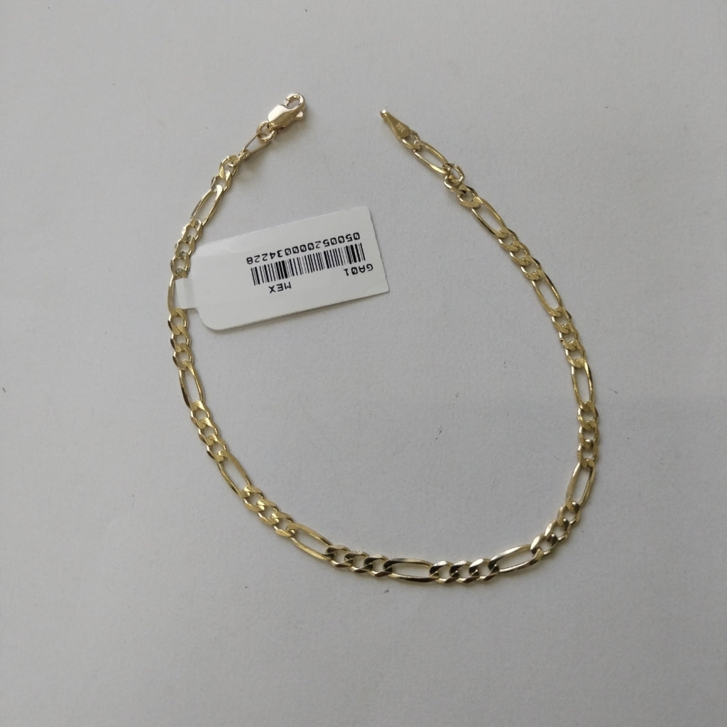 PULSERAS 3X1 ORO 14K 21 CM 3.3 GR (NUEVO)