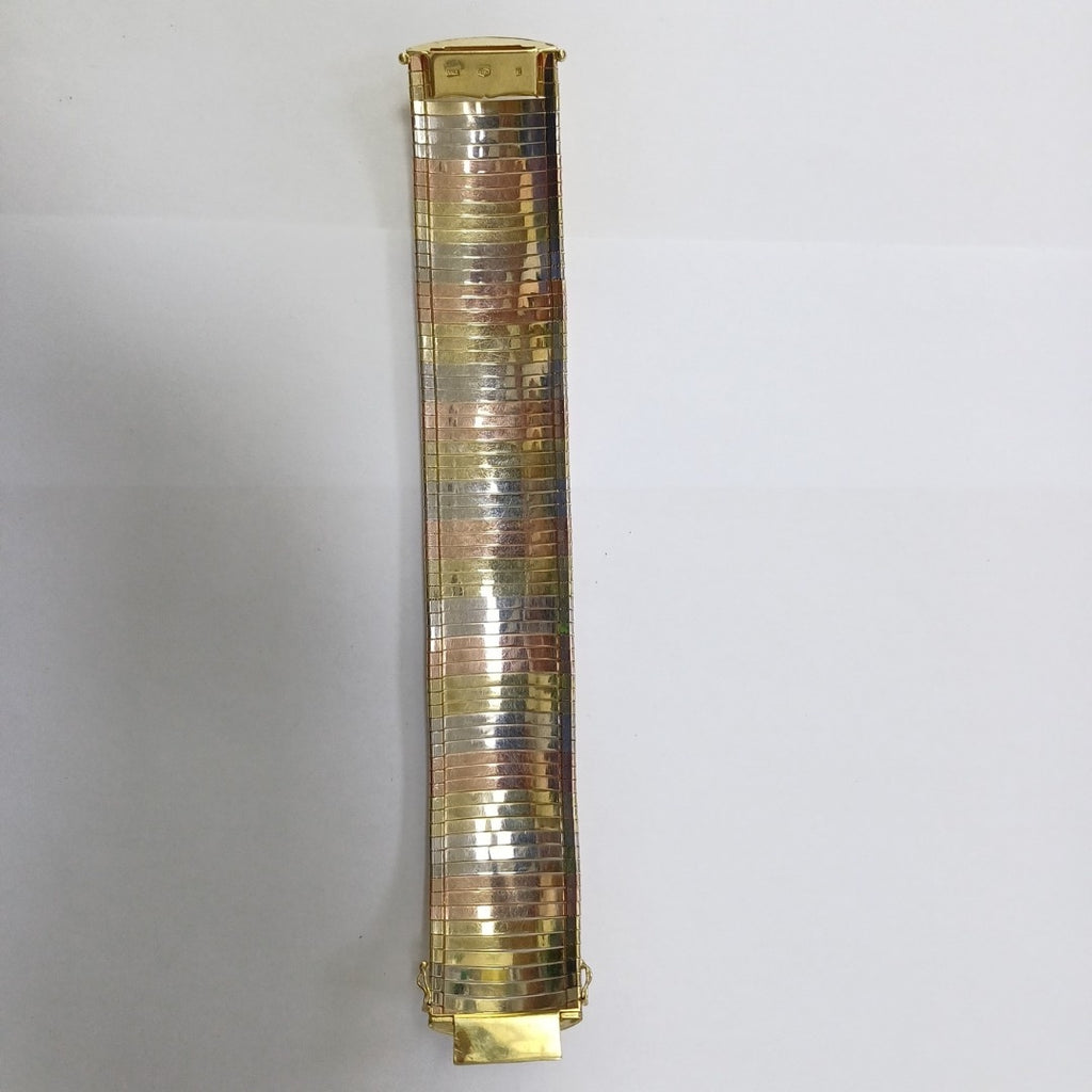 PULSERA ORO,ORO COMBINADO 14 K 40,80 GRMS (SEMINUEVO)