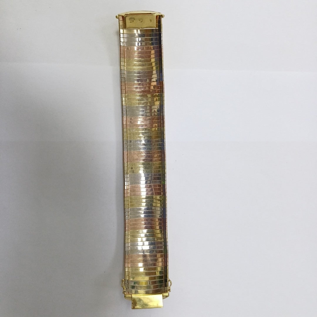 PULSERA ORO,ORO COMBINADO 14 K 40,80 GRMS (SEMINUEVO)