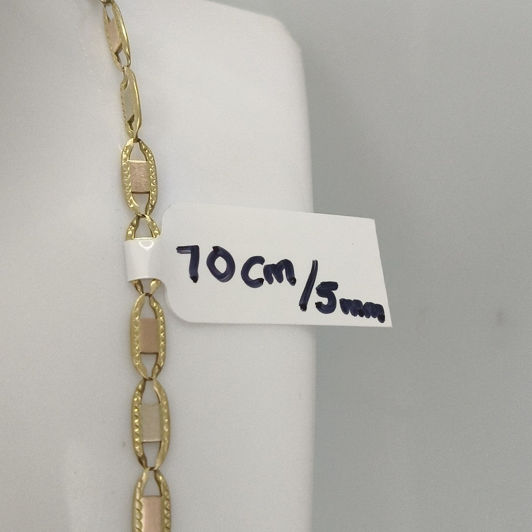 CADENA ORO COMBINADO 14 K 14.8 GRMS (SEMINUEVO)