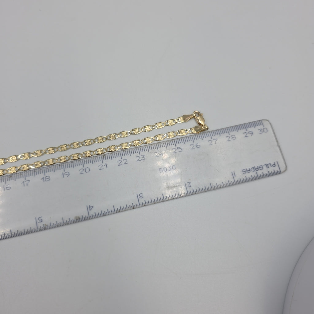 CADENAS TEJIDO GUCHI ORO 14K 55 CM 6.9 GR (NUEVO)