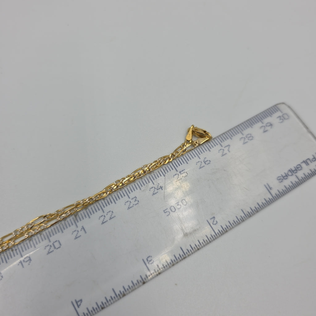 CADENAS TEJIDO 3X1 ORO 14K 55 CM 4.9 GR (NUEVO)