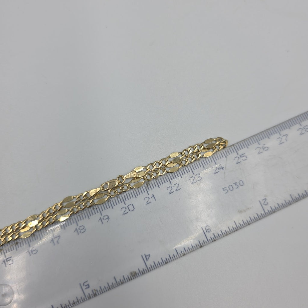CADENAS TEJIDO ESPECIAL ORO 10K 50 CM 6.5 GR (NUEVO)
