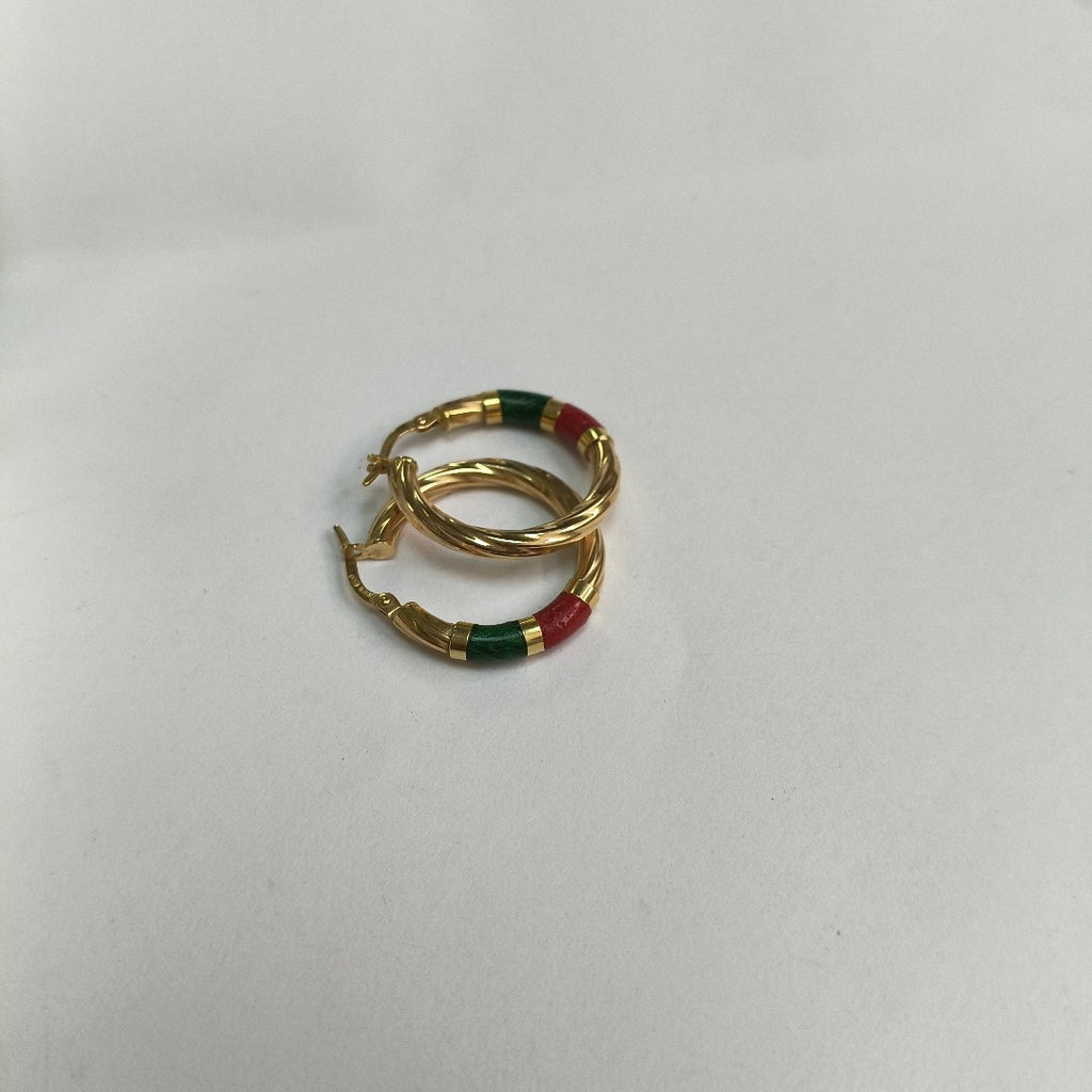 ARRACADAS PAR ORO 14 K 3.2 GRMS (SEMINUEVO)
