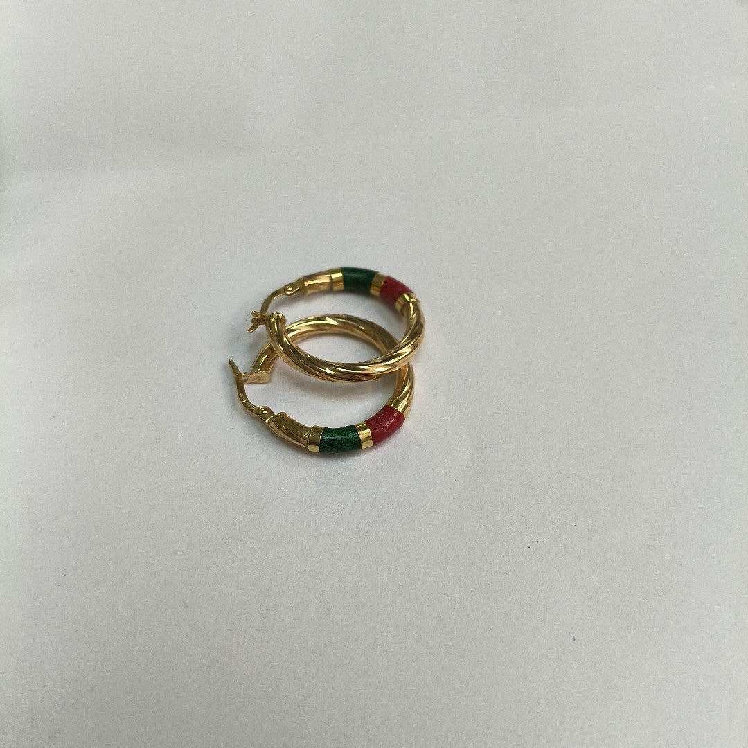 ARRACADAS PAR ORO 14 K 3.2 GRMS (SEMINUEVO)